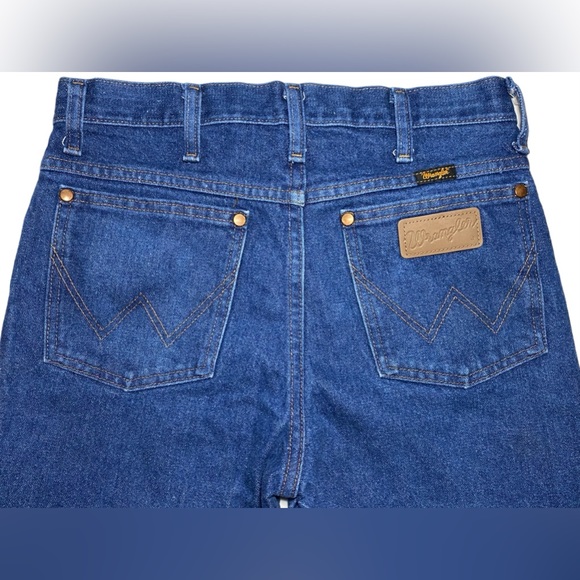 Vintage Wrangler Jeans High Waist Straight Leg Cowboy Denim Jeans 30 x 30 - Picture 10 of 11